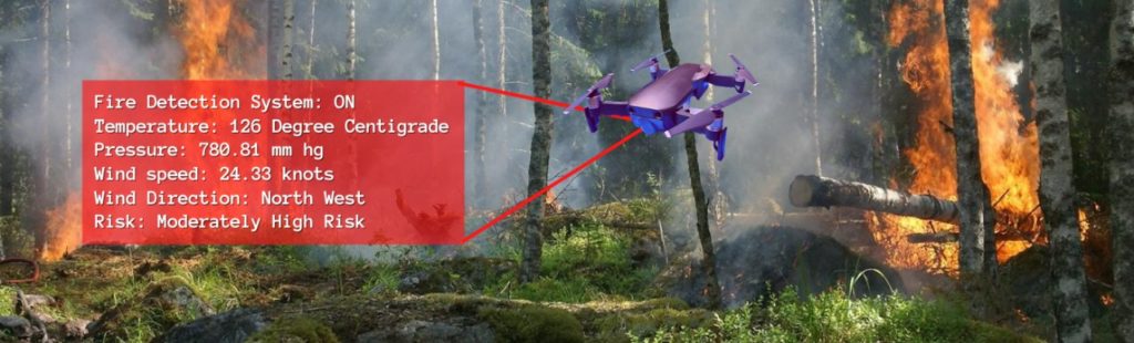 Drones for firefightining